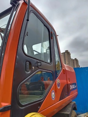 DOOSA DH140W-7 Used Excavator with Parker Hydraulic Pump Rated Speed 4.2 km/h Machine