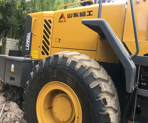 16000 16100 kg Machine Weight Used Loader SDLG LG956L with 37 KW