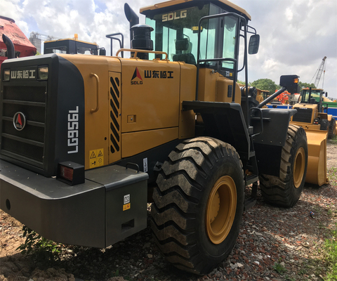 16000 16100 kg Machine Weight Used Loader SDLG LG956L with 37 KW