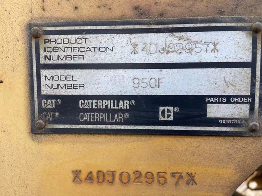 Strong Energy Used CAT950F Wheel Loader with Good Working Condition in Construction
