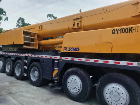 MOOG Hydraulic Cylinder and Eaton Hydraulic Pump Used Truck Crane QY100K at Affordable