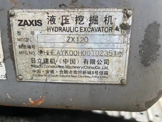 Building Material Shops Used HITACH ZX120 Excavator for Your Construction Site