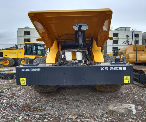 Road Construction Euipments XS263S Used Road Roller with 25% Grade Ability