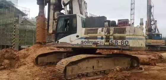 Italy Made Soilmec SR60 SR65 SR70 SR80 SR80C Rotary Rig For High Operating Efficiency