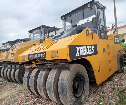 Construction Works XCG Engine Used Road Roller XP303 in Good Condition