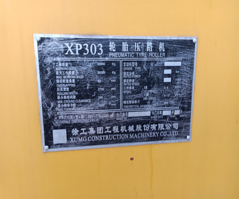 Construction Works XCG Engine Used Road Roller XP303 in Good Condition