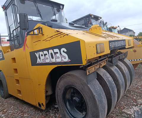 Construction Works XCG Engine Used Road Roller XP303 in Good Condition