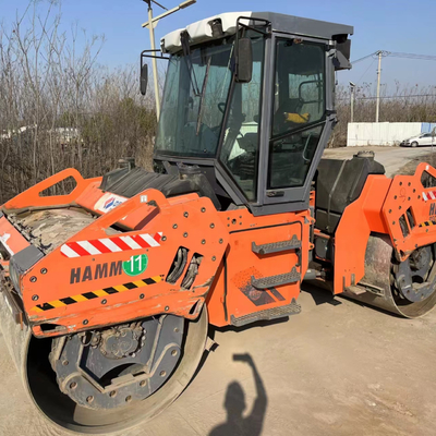 38 Static Linear Pressure Strong Energy Used Road Roller HM HD128 for Construction Works