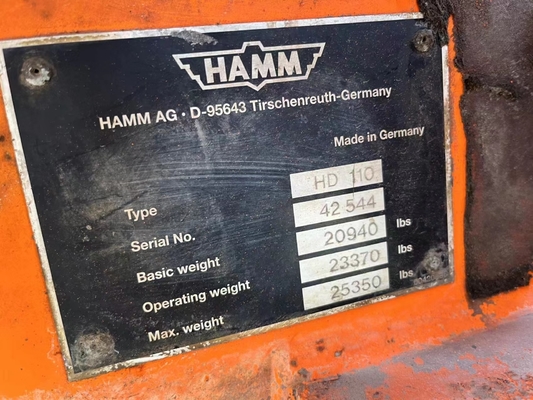 18000 KG Vibratory Roller HD110 HD128 HD138 HD90 Models from Germany Used in Shanghai