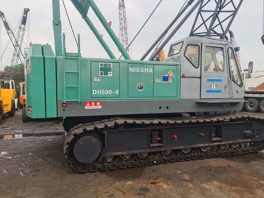 50 Tons HITAC KOBEL NISSHA Kh180 p h7050 DH500-6 Crawler Crane with Isuzu Engine 2010 Year