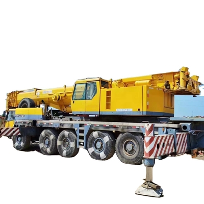 Cummins Engine Liebherr 160T Used Truck Crane for Building Engine Pump Technical Sales