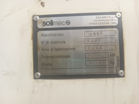 Diesel Soilmec SR-80C R-516 R-622 Rotary Rig for Energy Mining in Good Condition