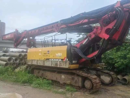 Max Drilling Depth of 64M and 63000 KG Capacity Used SAN Rotary Rig SR285