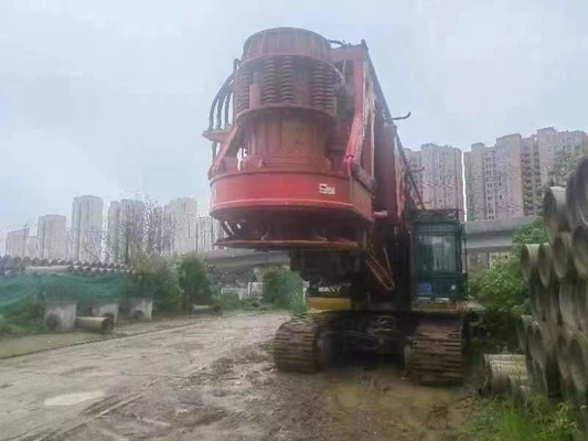 Max Drilling Depth of 64M and 63000 KG Capacity Used SAN Rotary Rig SR285