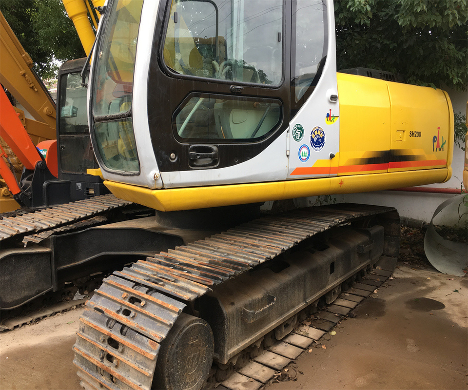3000 Working Hours Used Excavator SH200 SH120-5 for Your Construction Projects