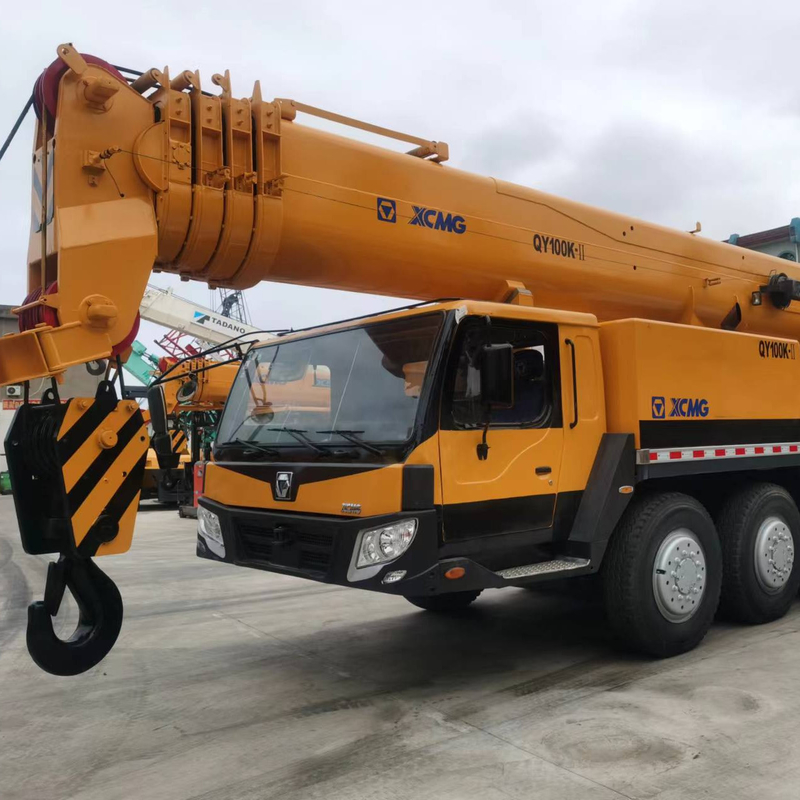 MOOG Hydraulic Cylinder and Eaton Hydraulic Pump Used Truck Crane QY100K at Affordable