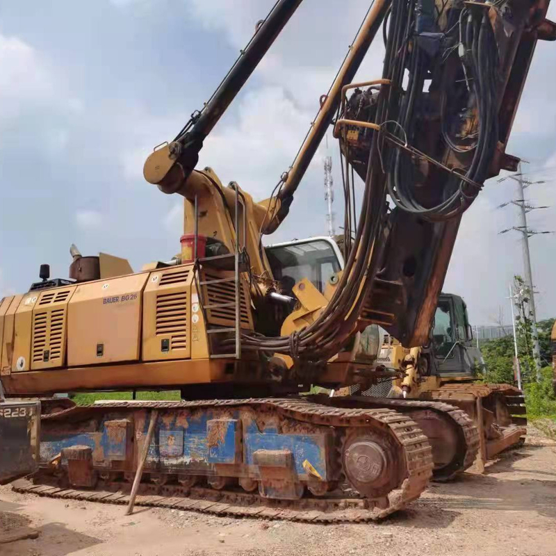 Max Drilling Depth 66m Germany Bauer BG22 BG24 BG25 BG26 Rotary Rig with Materials
