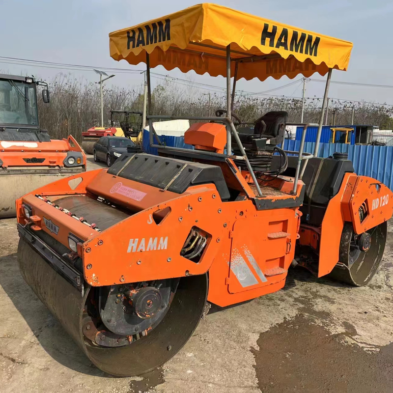 18000 KG Vibratory Roller HD110 HD128 HD138 HD90 Models from Germany Used in Shanghai