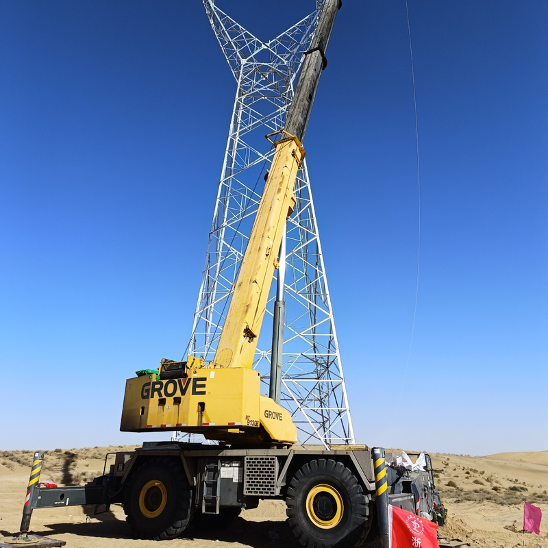 Top- Grove 9130E 120T Rough Terrain Crane Mobile Crane Chinese Rated Lifting Moment 40