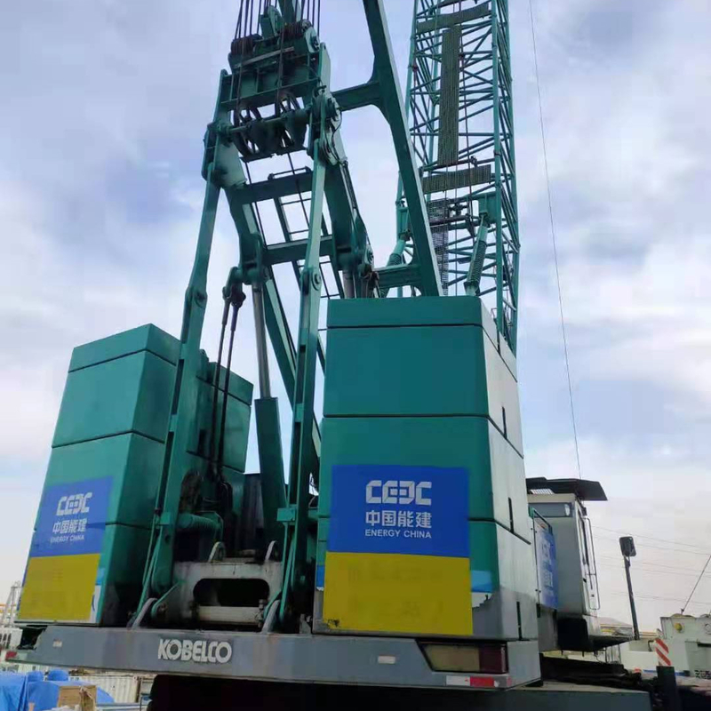 Kh180-3 kh300 kh150 80t 50t Crawler Crane With Isuzu Engine For Video Technical Support