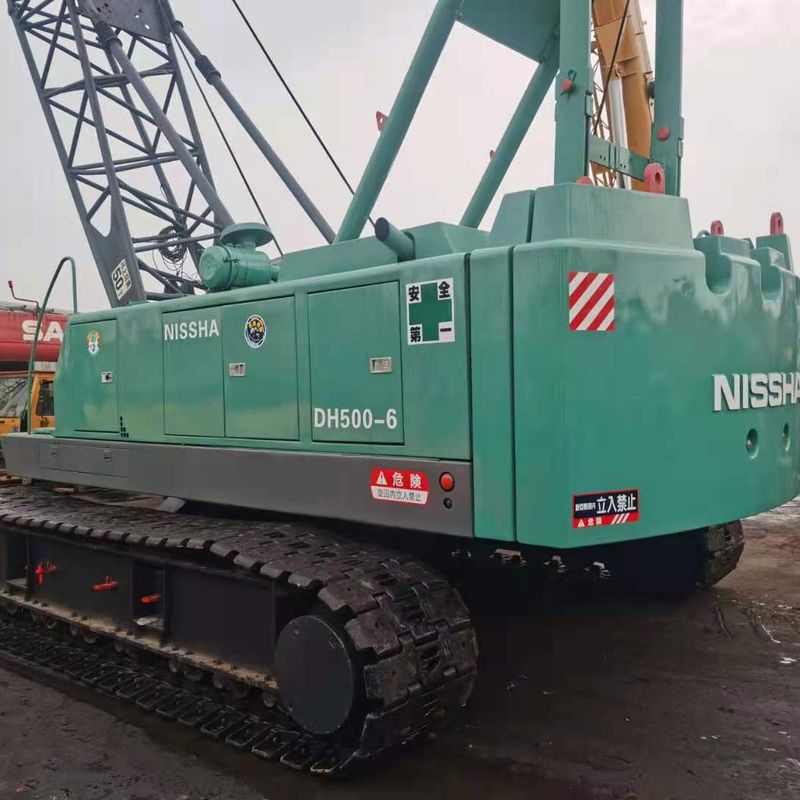 50 Tons HITAC KOBEL NISSHA Kh180 p h7050 DH500-6 Crawler Crane with Isuzu Engine 2010 Year