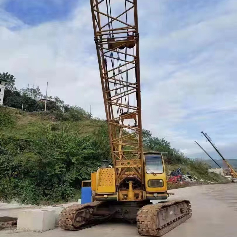 Used XCMG 55T 80T QUY55 QUY50-II QUY80 Crawler Crane with Max. Lifting Height 50M