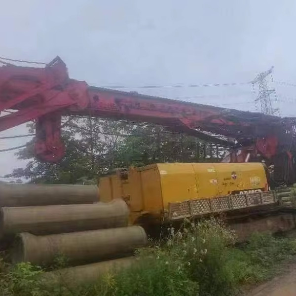 Max Drilling Depth of 64M and 63000 KG Capacity Used SAN Rotary Rig SR285